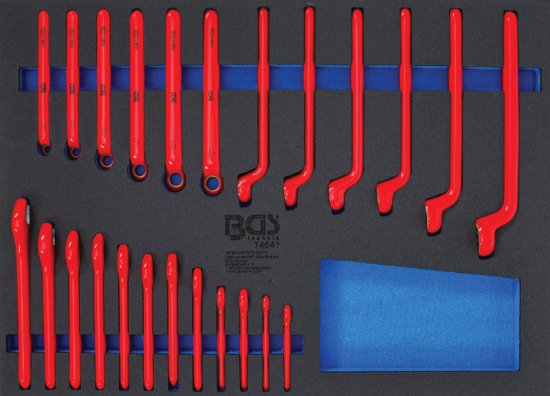 VDE Ringschlüssel und Maulschlüssel Satz 24-tlg.